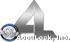 AccuLock lock logo, works with Aavgo