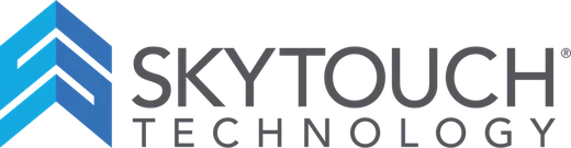 SkyTouch PMS logo, works with Aavgo