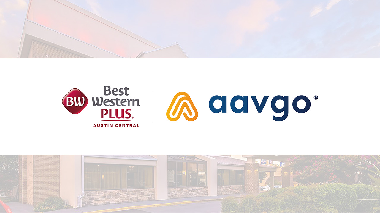 Best Western Plus Austin Central and Aavgo logos side by side